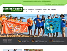Tablet Screenshot of bushsports.com.au